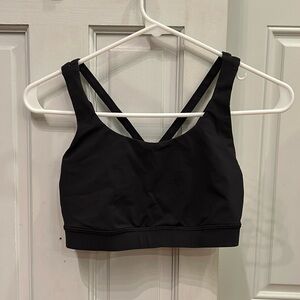 Black Lululemon energy bra. Size 6.